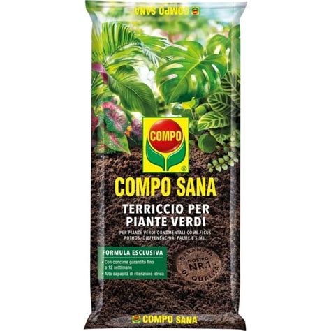 Compo Sana Terreau De Qualit Pour Plantes Vertes En Lot De