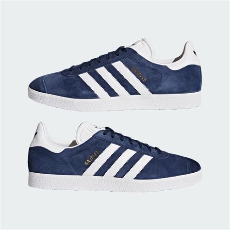 Adidas Gazelle Shoes Blue Adidas Tz