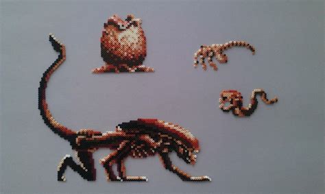 Alien Life Cycle Imgur Easy Perler Bead Patterns Melty Bead Patterns