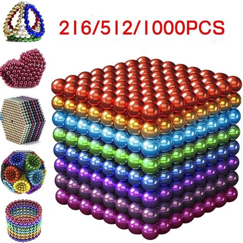 Buy 216 512 1000pcs Magnets Balls Magnets Sculpture Building Blocks