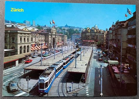 Z Rich Hauptbahnhof Tram Oldtimer Autos Kaufen Auf Ricardo