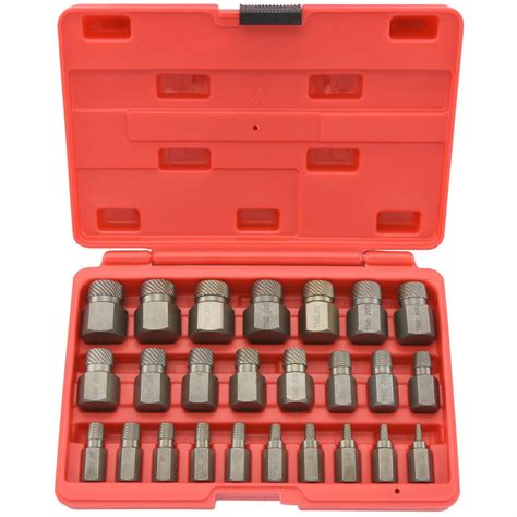 25pc Multi Spline Screw Extractors Set Ngc Industries