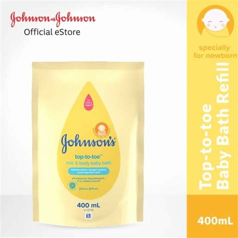 Jual Johnsons Top To Toe Hair Body Baby Bath Reffil Ml Shopee