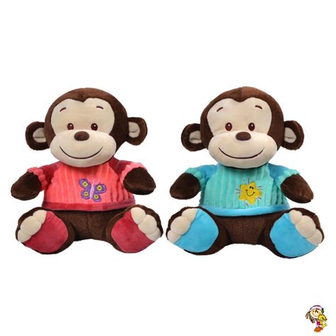 Mono De Peluche Con Remera Dos Colores Cm Sentado Olis Place Peluches