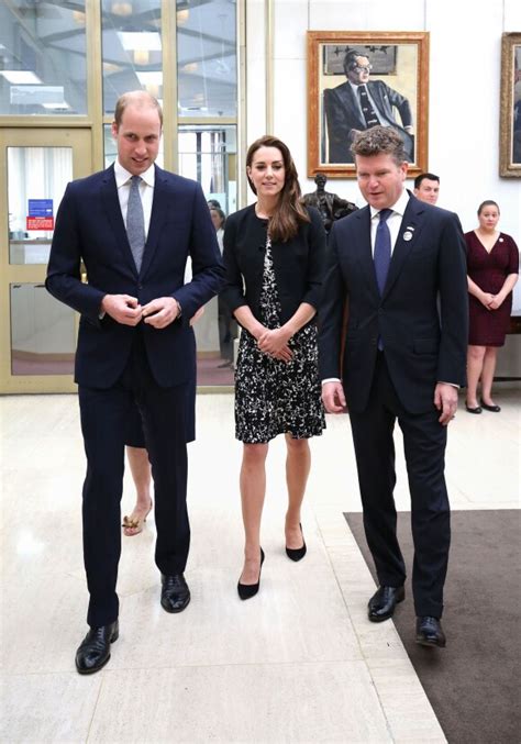 Photo Le prince William et son épouse Kate Middleton à l ambassade