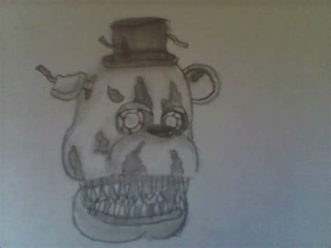 Little Nightmare Freddy Sketch I made today : r/fivenightsatfreddys