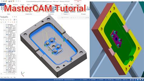 Mastercam Tutorial How To Creater Mill D Toolpath Basic