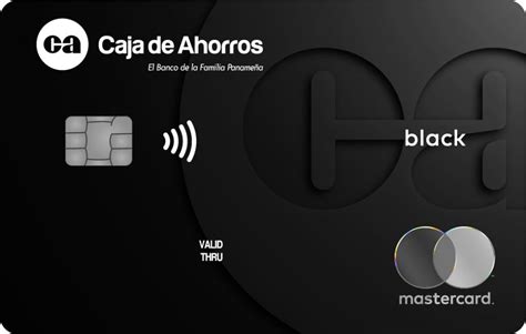 Caja De Ahorros Mastercard Black