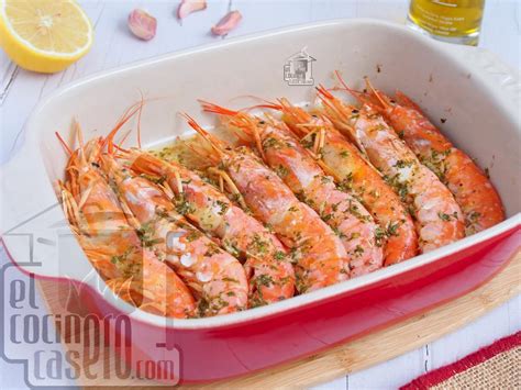 Gambones Al Horno El Cocinero Casero Pescados Y Mariscos