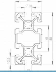 Profil D Assemblage Modulaire X Aluminium Aludis Vente