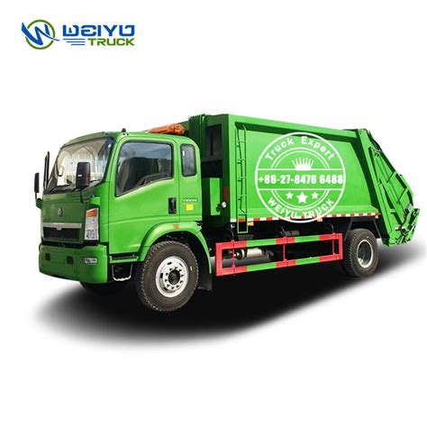 Sinotruk HOWO 4x2 10 CBM CCC Sanitation Garbage Compactor Truck From