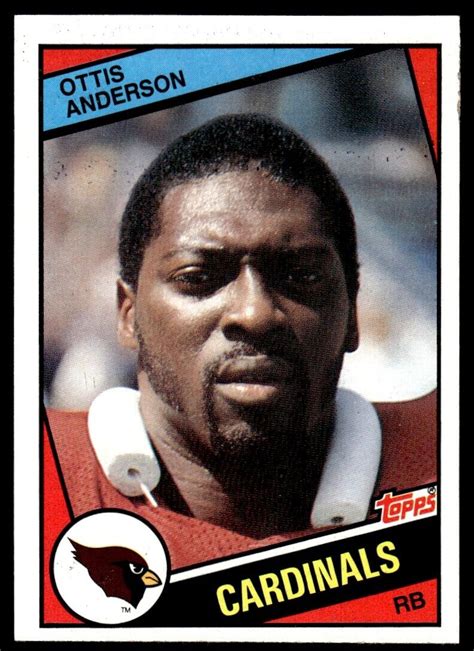 1984 TOPPS TEAM LEADERS OTTIS ANDERSON ST LOUIS CARDINALS 338 EBay