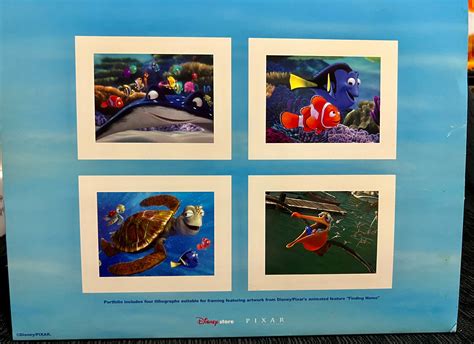 Disney Finding Nemo Limited Edition Lithos Lot Of 4 Etsy