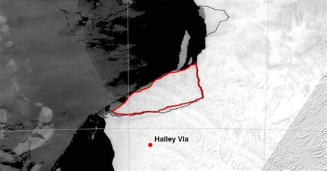 Un Iceberg De Km Cuadrados Se Desprende En La Ant Rtida