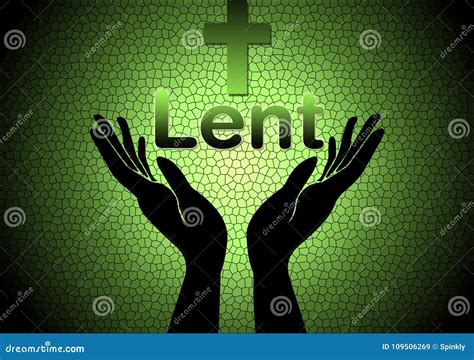 Lent Background Wallpaper Design in Green Stock Illustration ...