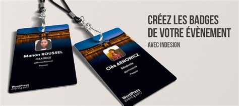 Tuto Cr Ez Les Badges De Votre V Nement Avec Indesign Avec Indesign Cc