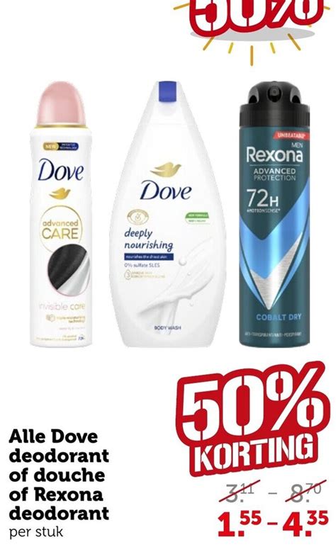 Alle Dove Deodorant Of Douche Of Rexona Deodorant Aanbieding Bij Coop