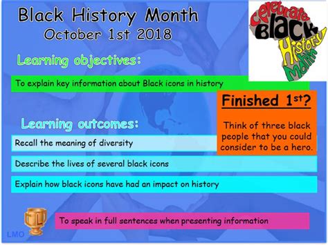 Black History Month: Black icons | Teaching Resources