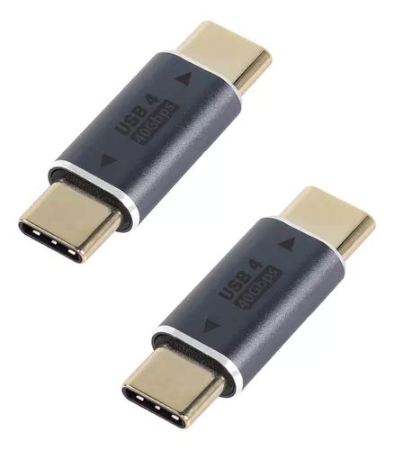 Qianrenon Adaptador Usb C Macho A Usb C Macho Acoplador Usb Env O Gratis