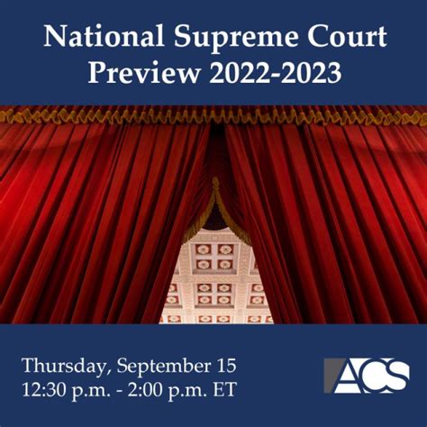 National Supreme Court Preview 2022-2023 | Penn State Law | University ...