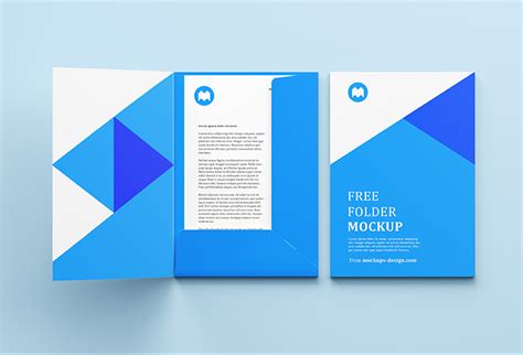 Free folder mockup - Mockups Design