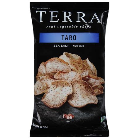 Terra Real Vegetable Chips Taro Sea Salt -- 6 oz - Vitacost