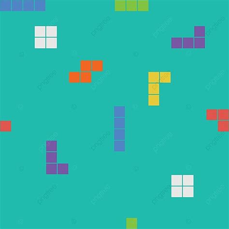 Tetris Pattern Tetris Red Sharp Vector, Tetris, Red, Sharp PNG and ...