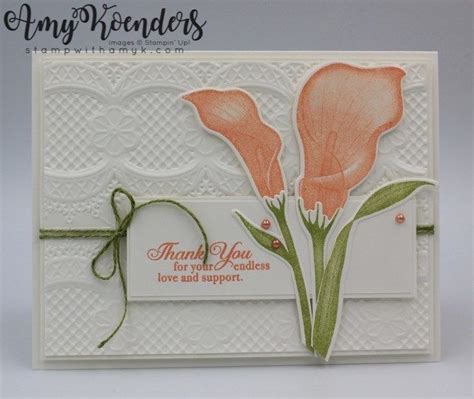 Stampin Up Lasting Lily For Sunday Stamps Stamping Up Cards