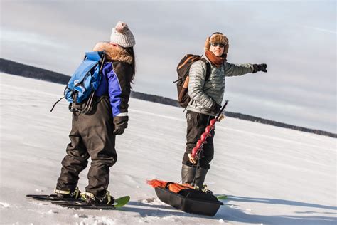 De Rovaniemi excursion en raquettes et pêche sur glace GetYourGuide