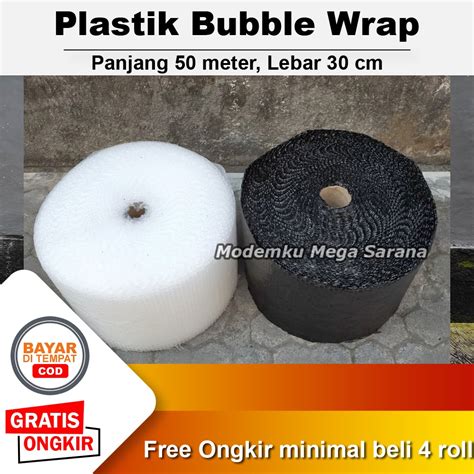 Jual Plastik Bubble Wrap Roll Meter Lebar Cm Bubblewrap