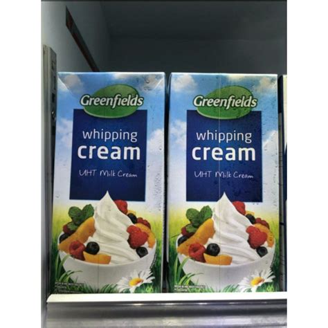 Jual Greenfields Whipping Cream 1Liter Shopee Indonesia