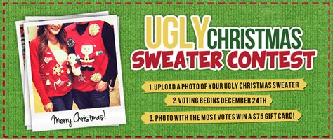 Ugly Christmas Sweater Photo Contest