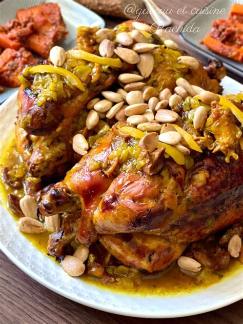 Poulet R Ti Au Four La Marocaine Djaj Daghmira Artofit