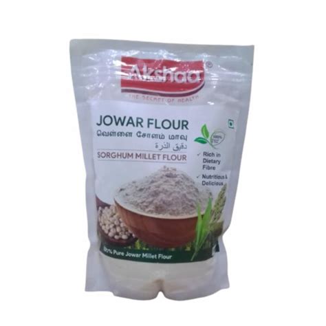 Akshaa Jowhar Millet Flour(Sorghum)White 500g - Store Aksha Foods