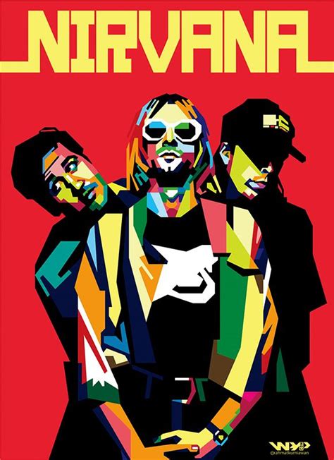 Nirvana by RahmatKurniawanArt | Nirvana painting, Pop art portraits, Nirvana poster