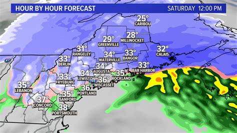 Saturday snow totals increased for Maine; snow possible Monday ...