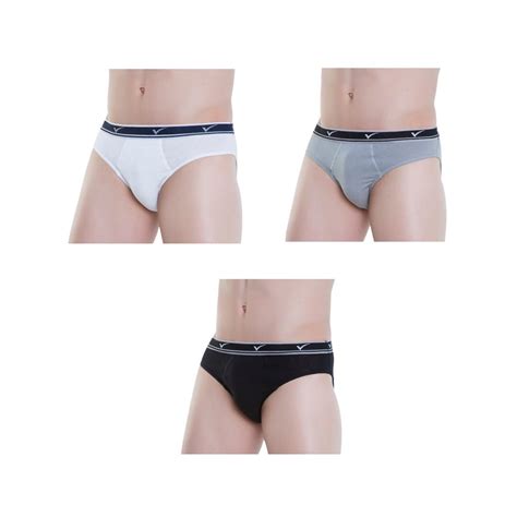 Kit Cueca Slip 100 Algodão elástico aparente