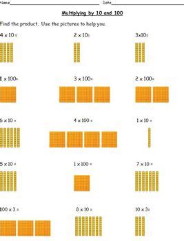 Base Ten Blocks Division Worksheet