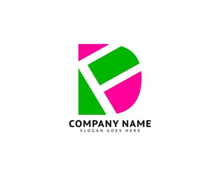 Initial Letter Df Logo Template Design Management Idea Df Vector ...