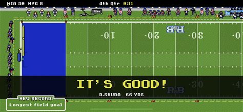 Guys… Longest field goal? : r/RetroBowl