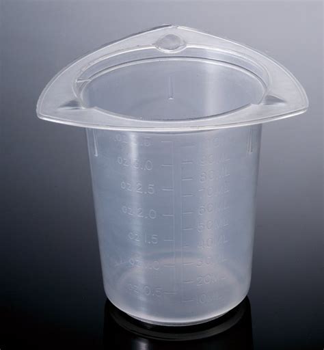 Ml Disposable Plastic Beakers Tri Corner Pp Material Autoclavable