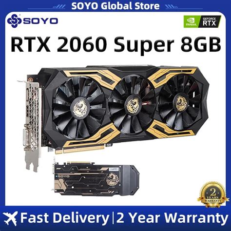 Soyo Geforce Rtx Super Gddr G Placa Gr Fica Placa De V Deo