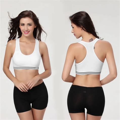 Women Absorb Sweat Quick Drying Sports Bra Fitness Pad Stretch Workout