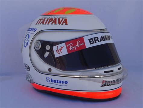 Rubens Barrichello 2009 INTERLAGOS GP Replica Helmet / Brawn F1 – GPHelmet