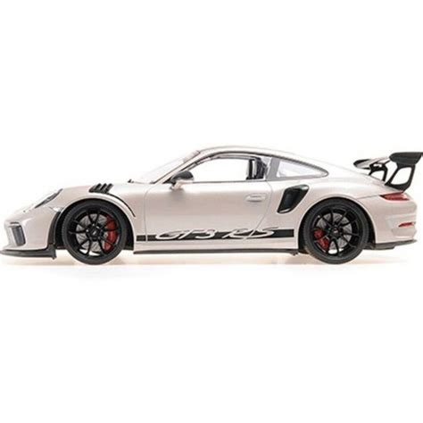 Miniatura Carro Porsche 911 991 2 GT3 RS 2019 Prata 1 18