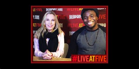 Broadway.com #LiveatFive with Hamilton's Okieriete Onaodowan | Broadway ...