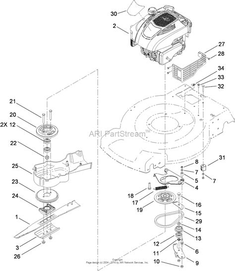 Toro 20333 22in Recycler Lawn Mower 2010 Sn 310000001 310999999 Parts Diagram For Engine