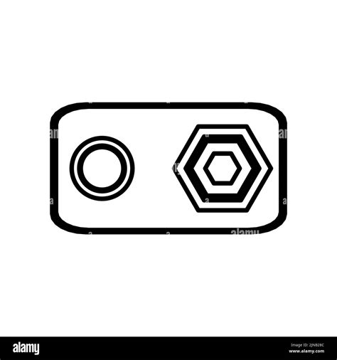 9v Battery Vector Icon Outline Illustration And Power Alkaline Energy