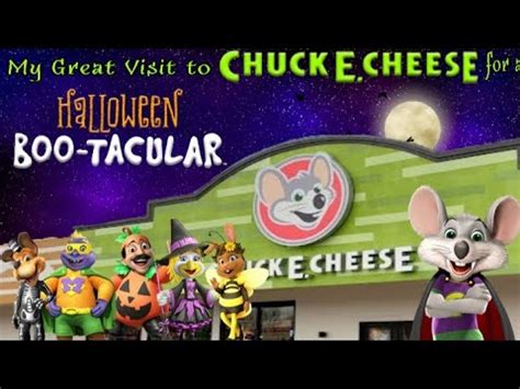 My Great Visit To Chuck E Cheese For A Halloween Boo Tacular