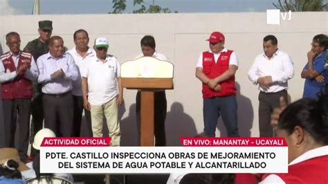 TVPerú Noticias on Twitter EN VIVO Presidente Castillo Las